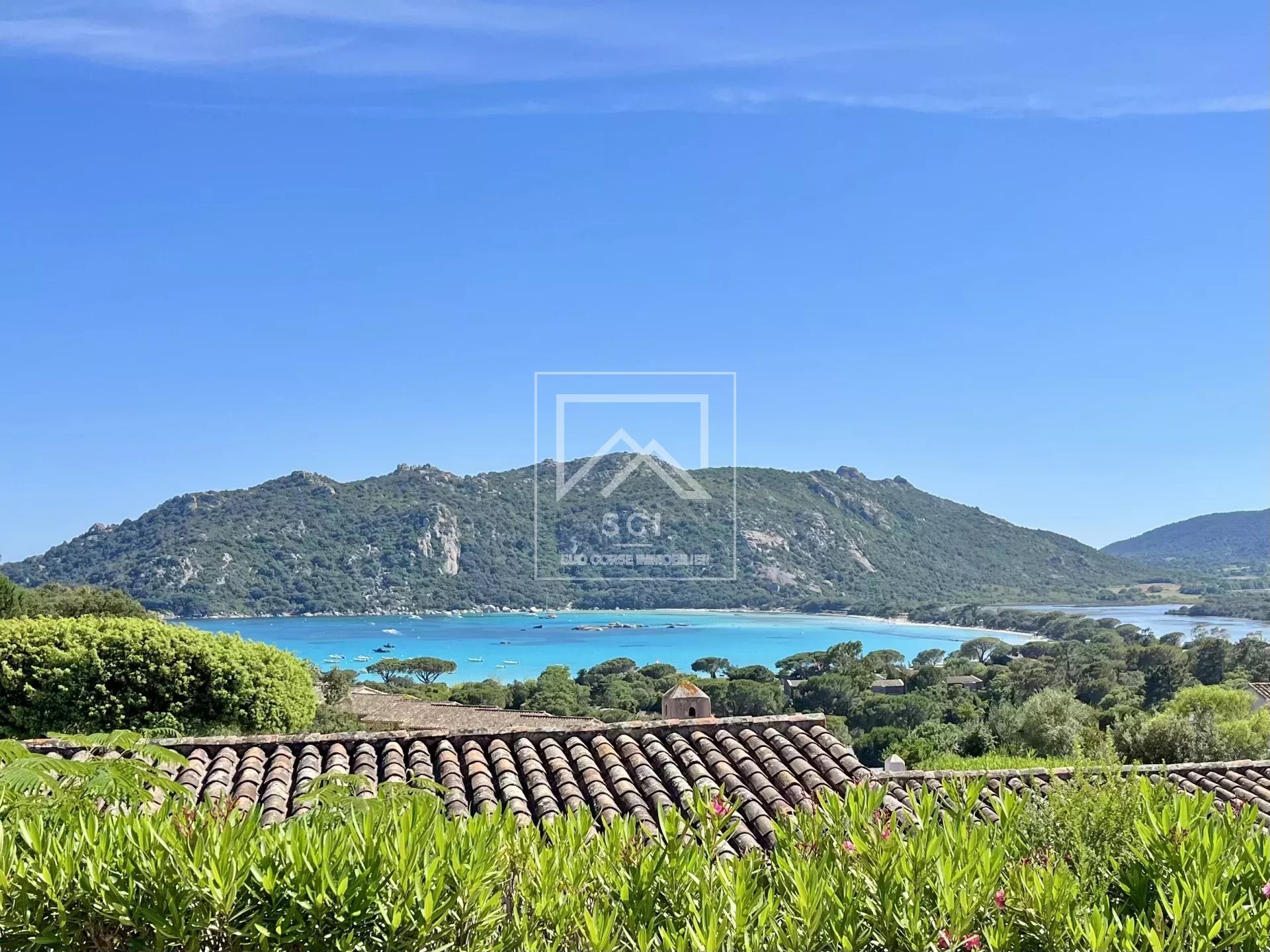 Villa 2 chambres, vue mer, plage à pied, Santa Giulia