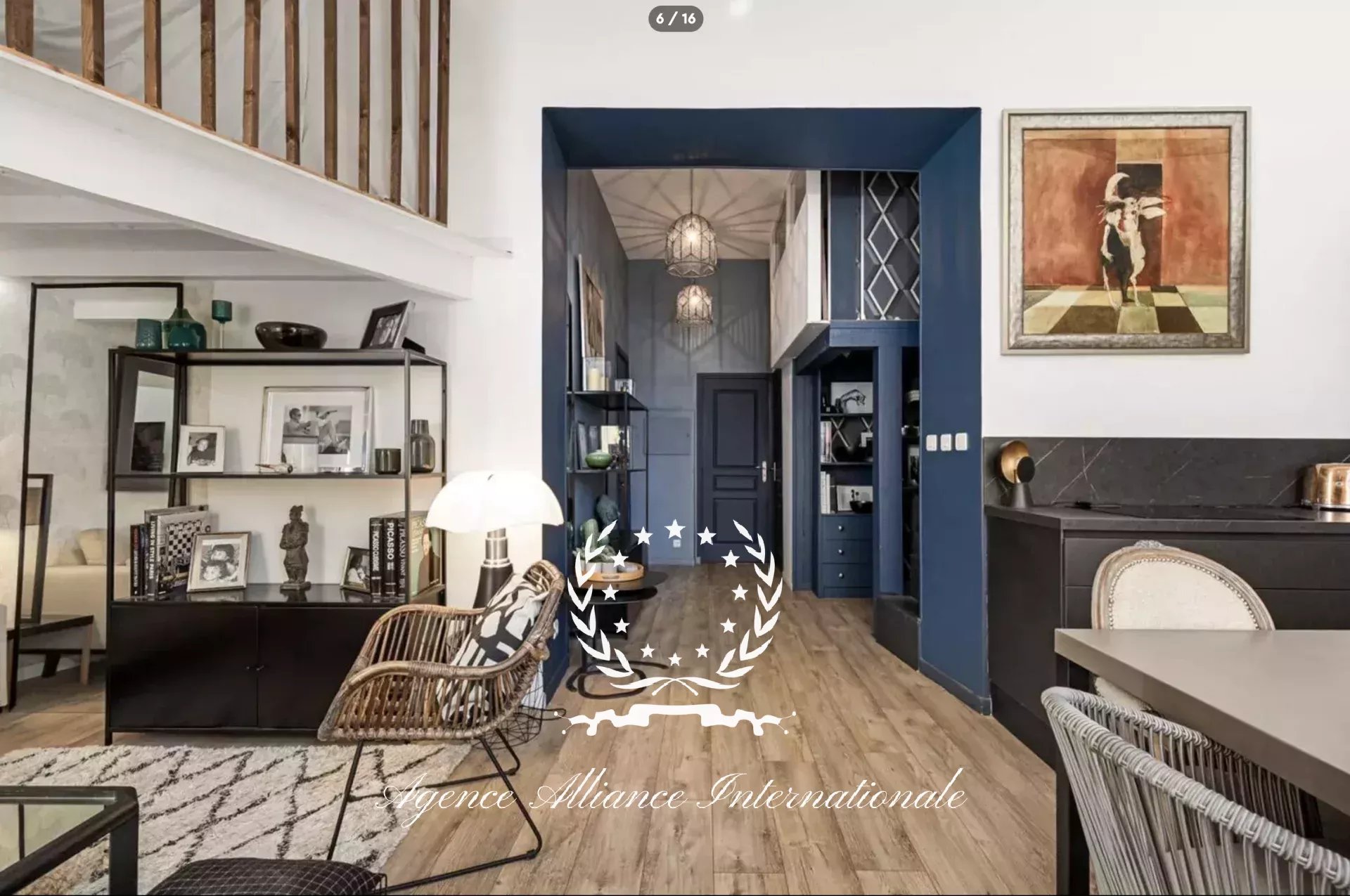 3 pieces avec mezzanine - terrasse - 700m du marché forville