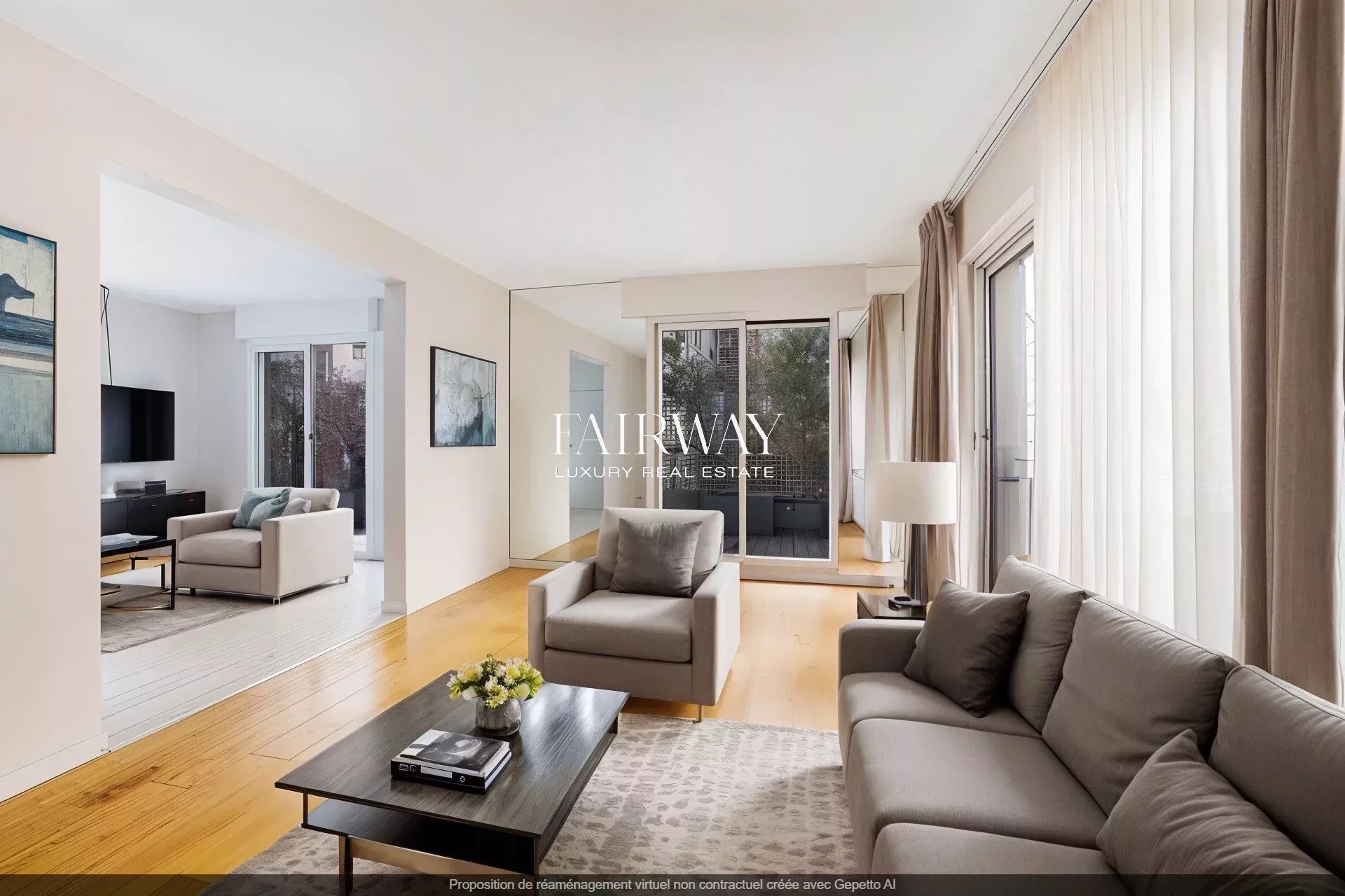 Appartement de standing de 68m² avec terrasse de 20m² proche de l’Arc de Triomphe (Paris 16ᵉ)