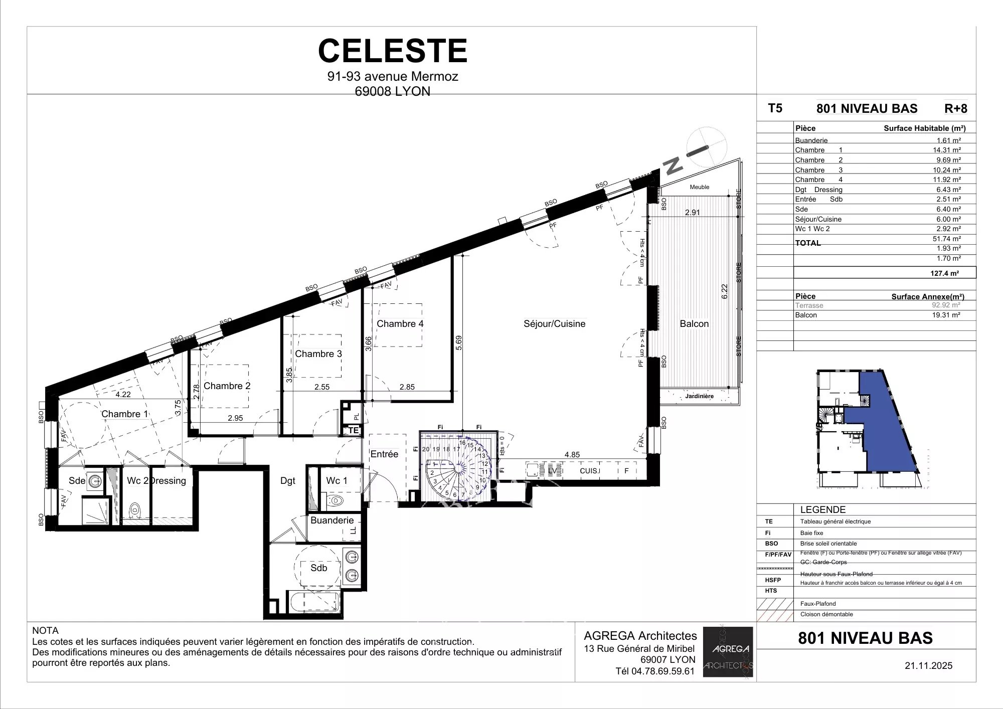Appartement Lyon 69008  -  ref 86774656 (picture 2)