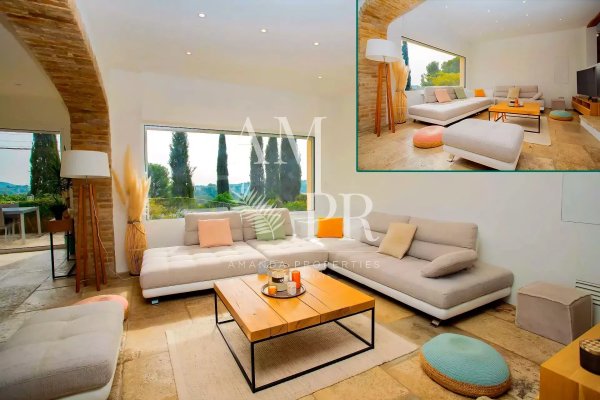 Mougins - renovated Provencal house with sea view — photo 7