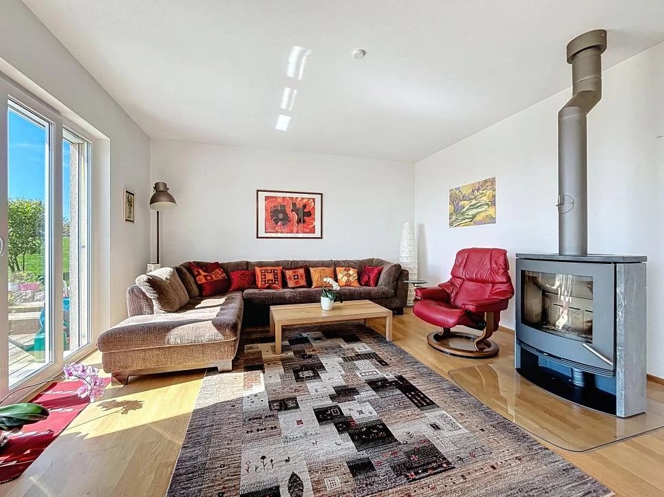 Villa familiale lumineuse avec vue Alpes