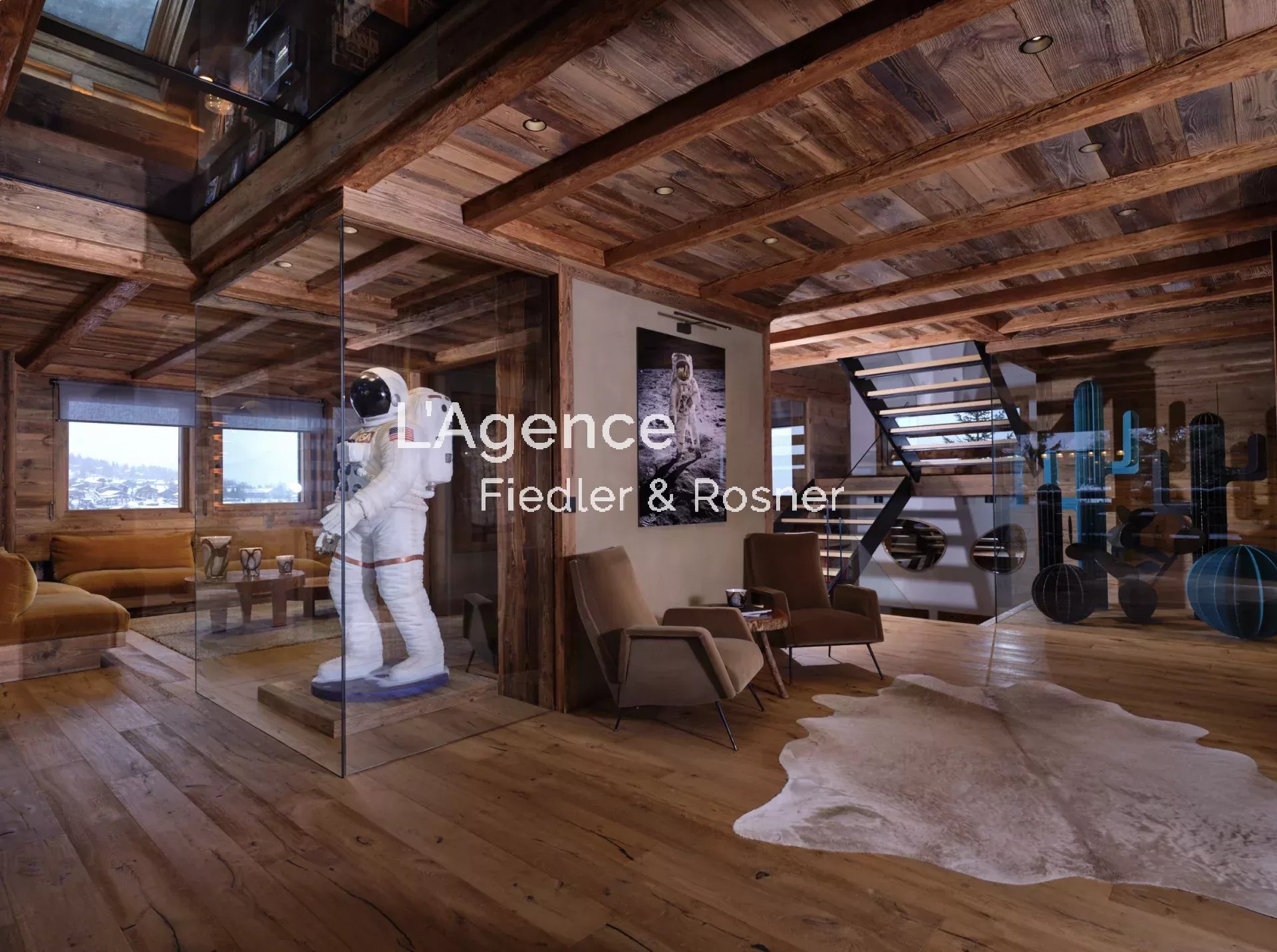 REF 601 : MEGEVE DEMI-QUARTIER - CHALET LUXE - PROXIMITÉ DES PISTES