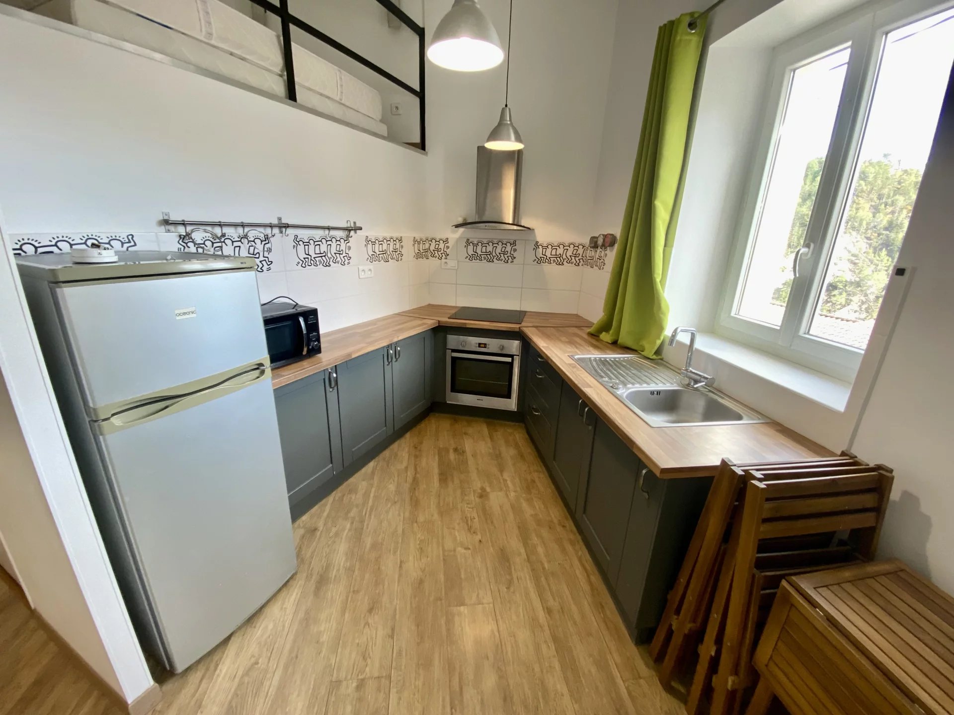 Magnifique F1 d'environ 30m² avec vue dégagée sur les montagnes