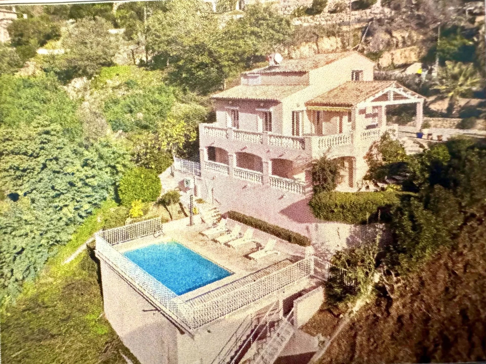 MANDELIEU CAPITOU VENTE VILLA VUE MER CALME ABSOLU