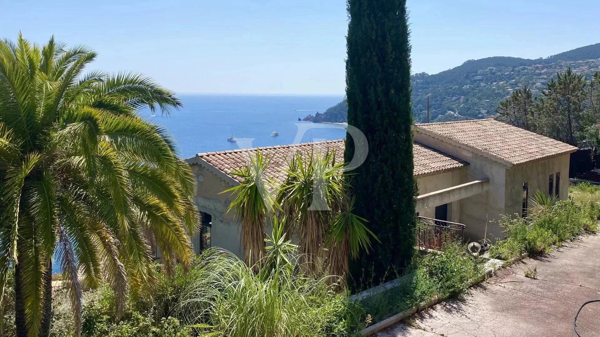 Projet de villa avec vue mer à 180 degrés