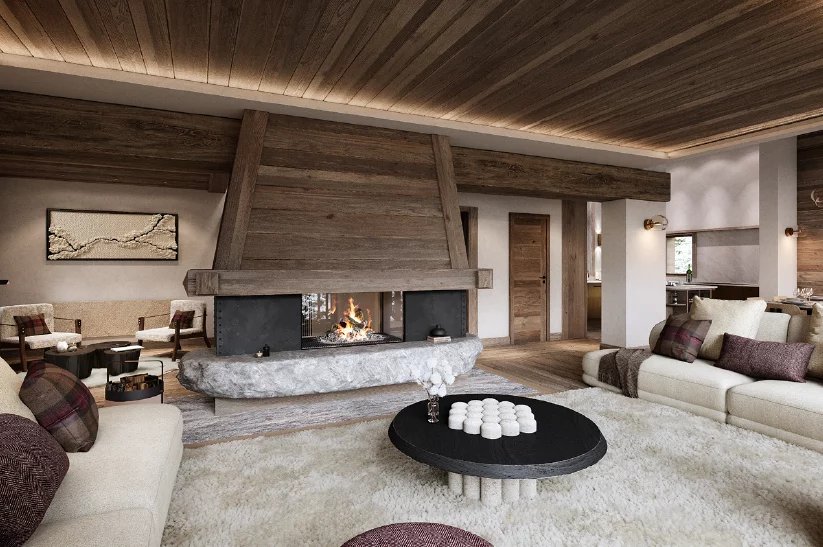 Luxuriöses Neubau-Chalet direkt an den Skipisten mit Spa