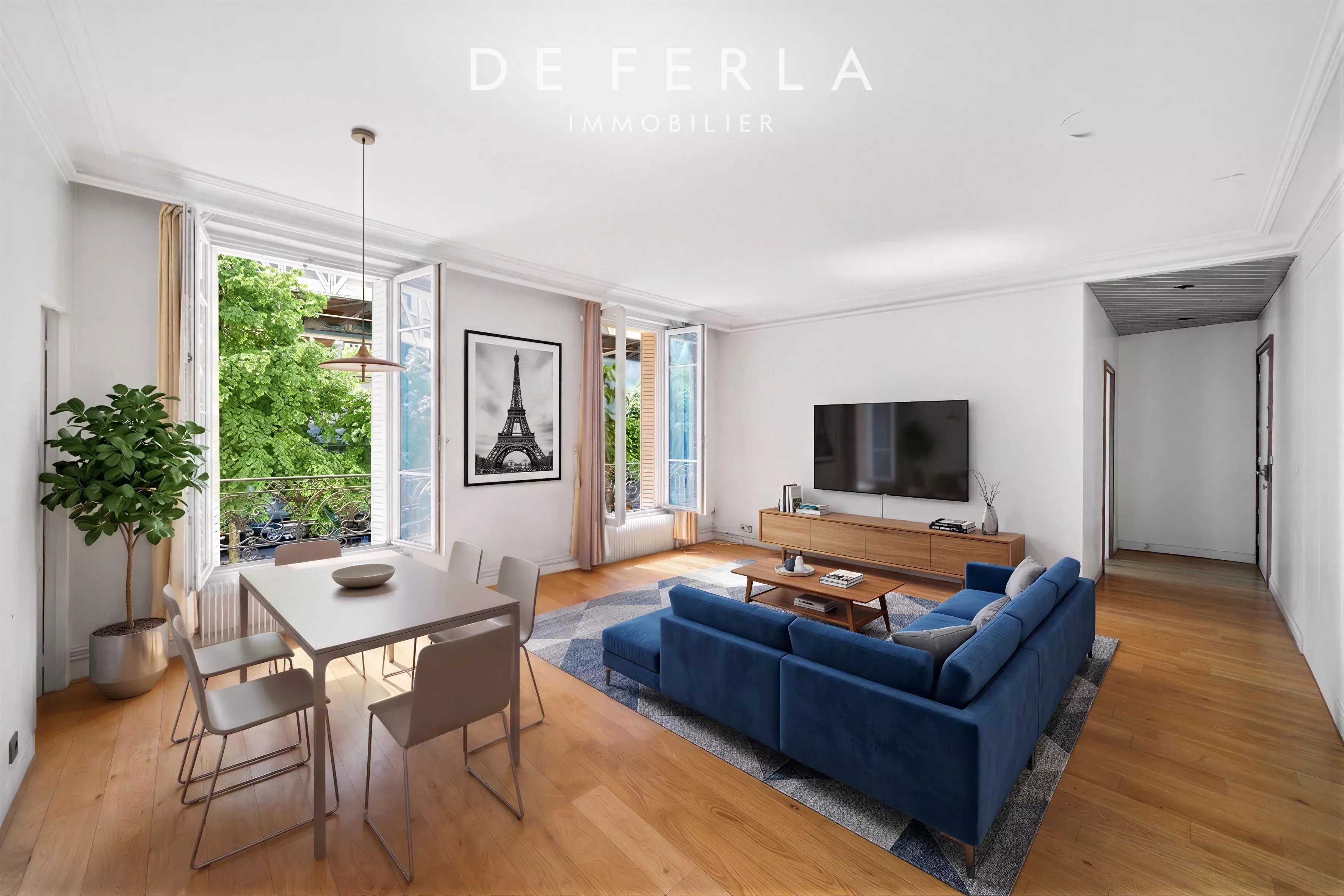Appartement 3 pièces de 58 m² à rénover – Paris XV
