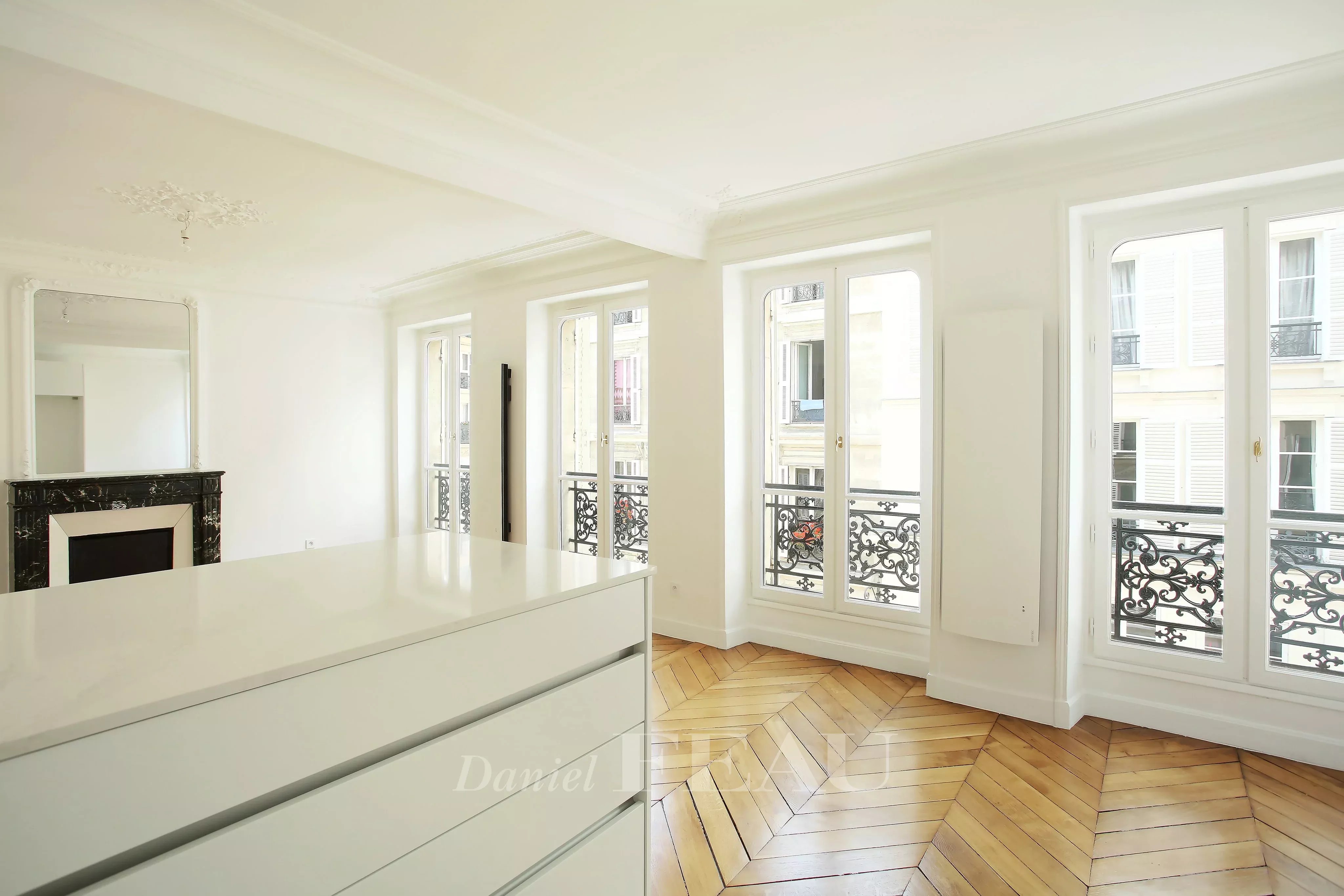 Cuisine Cheminée Parquet