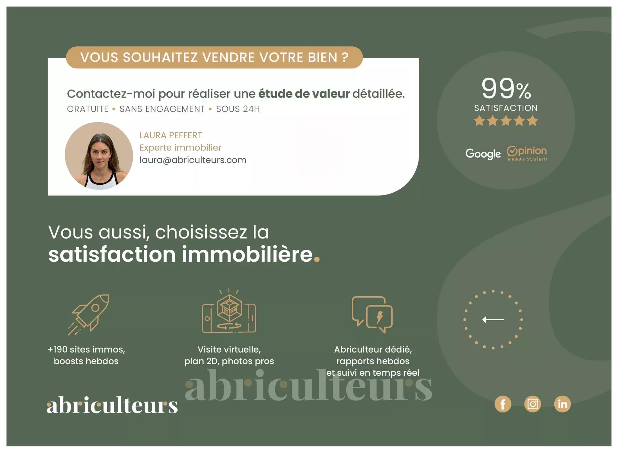 Agence immobilière de LES ABRICULTEURS