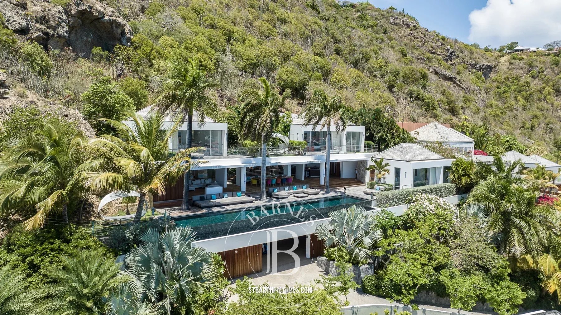 Beautiful sea view villa in St. Barts