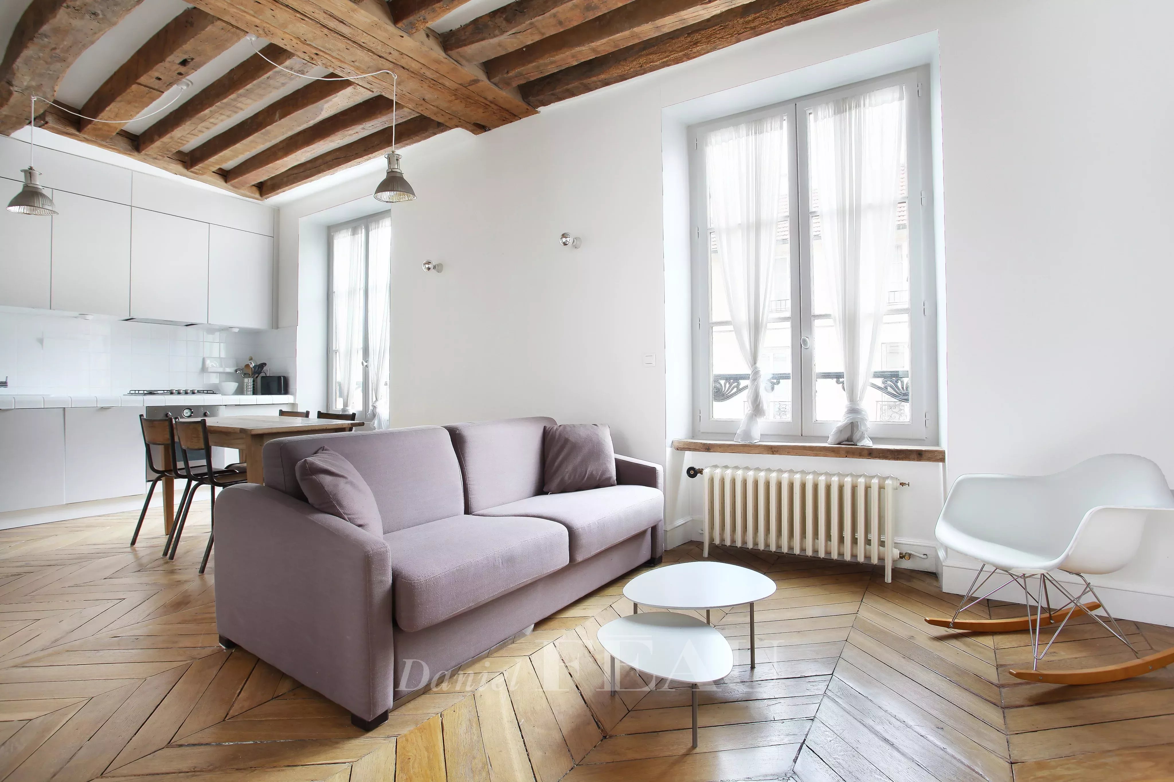 Paris 3rd District – A one-bed apartment oozing with period charm