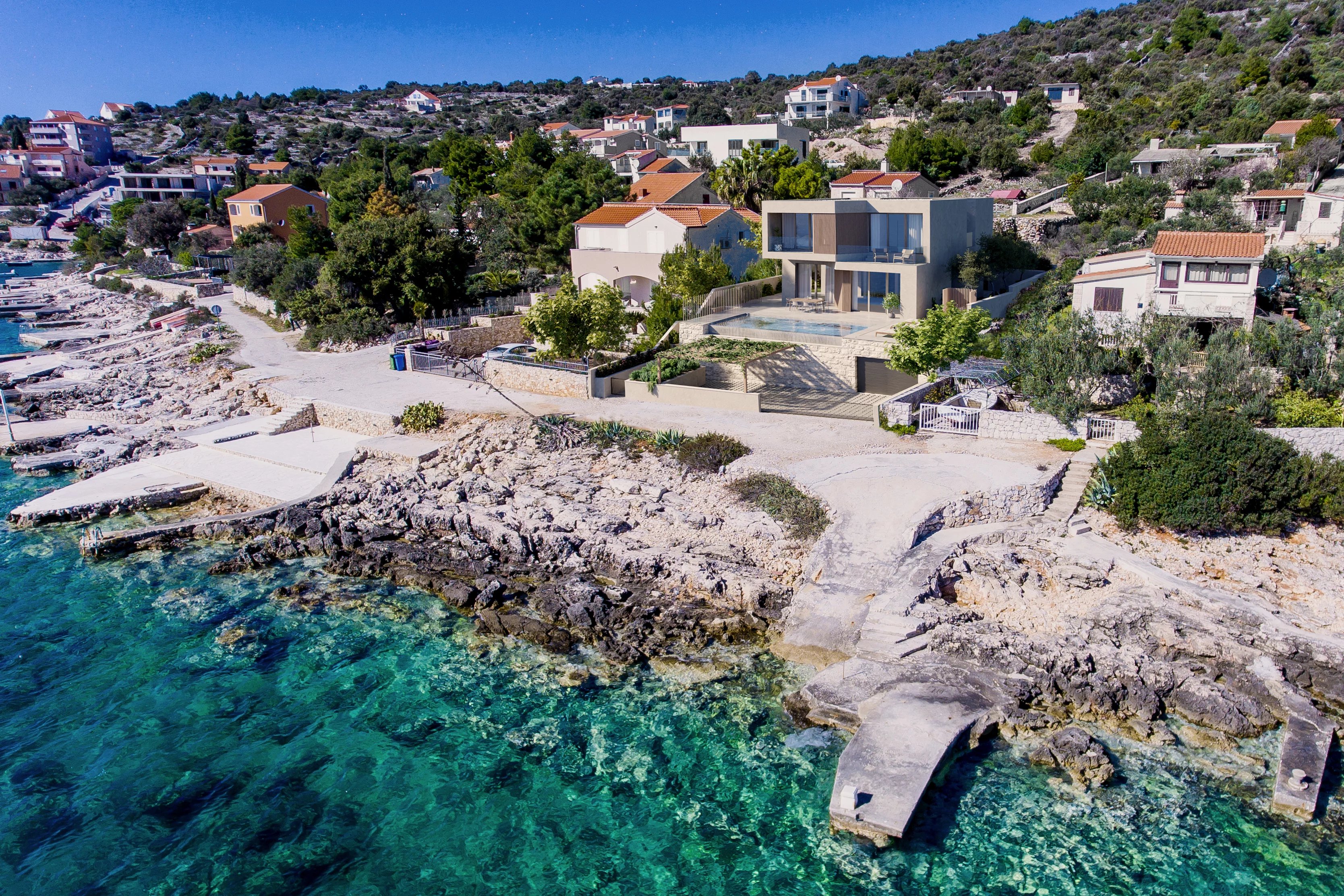 Villa moderne en bord de mer