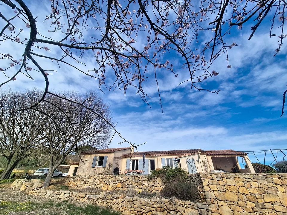 FOR SALE COTIGNAC NICE SINGLE STOREY VILLA 4 BEDROOMS