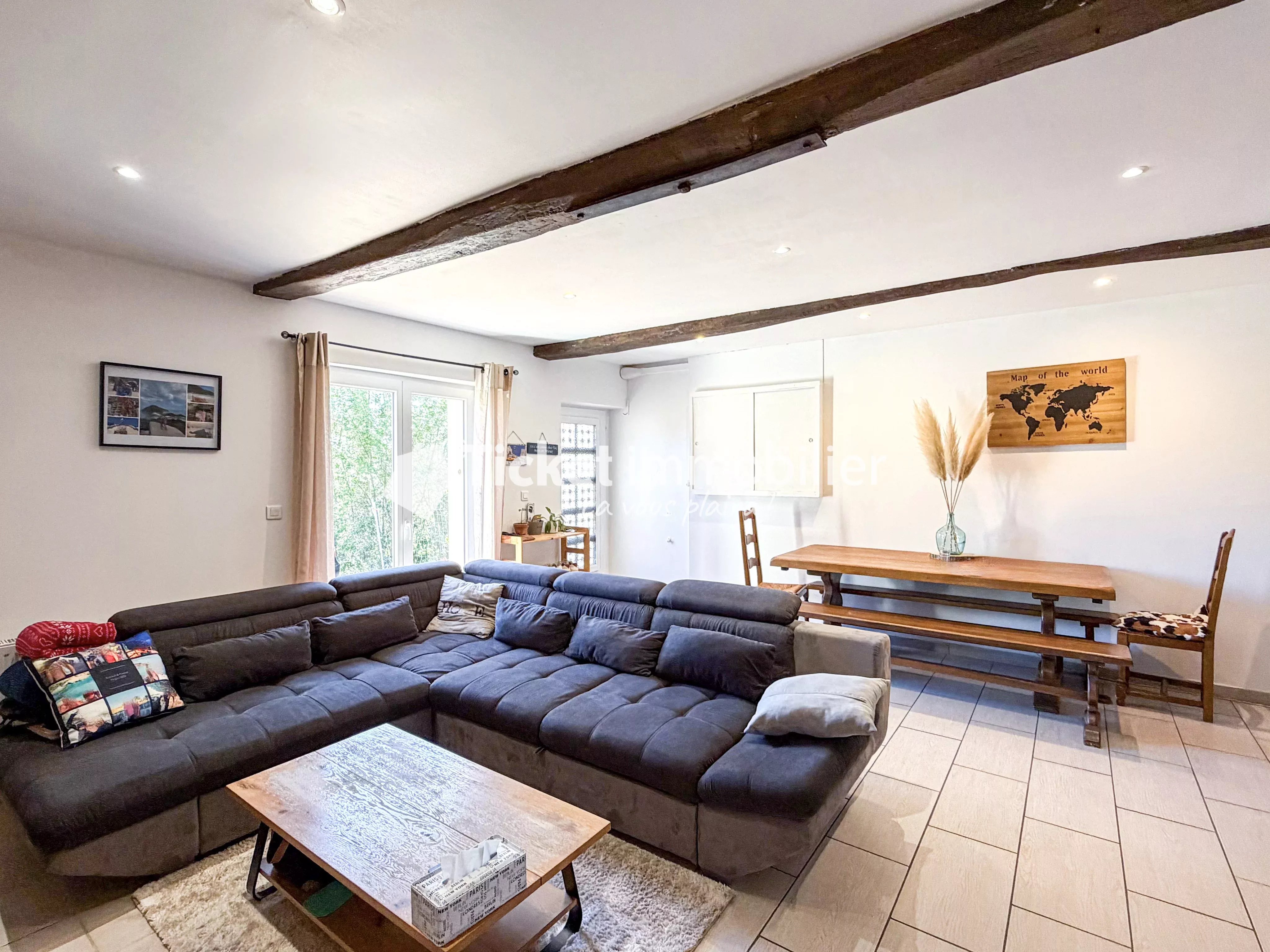 MAISON T4 110m2 AVEC PISCINE, TERRAIN DE 1490m2 (CONSTRUCTIBLE), TRAVAUX RECENTS, PANNEAU PHOTOVOLTAIQUE ETC ... — photo 5