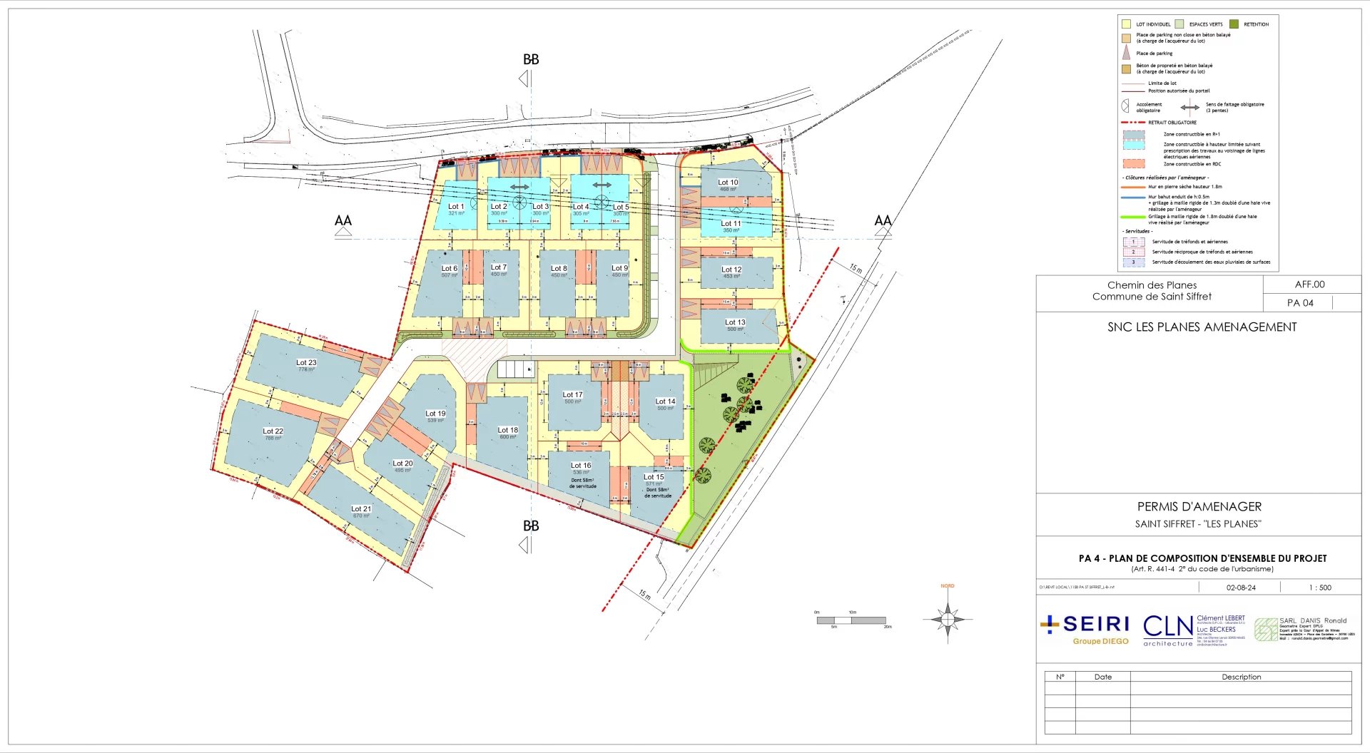 Parcelles à vendre - Terrains à bâtir - Saint-Siffret