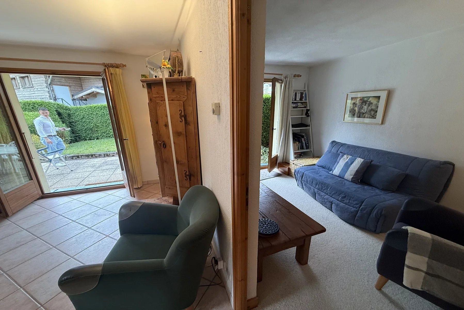 Photo of LES HOUCHES - 2 Bedroom apartment with a garden right next to the Prarion lift