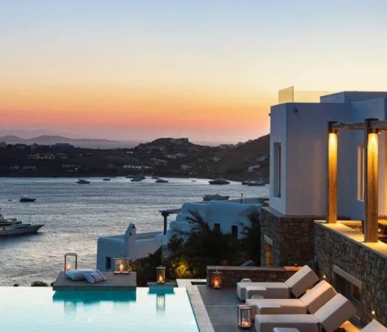 Villa unique sur l'île de Mykonos, Agios Lazaros