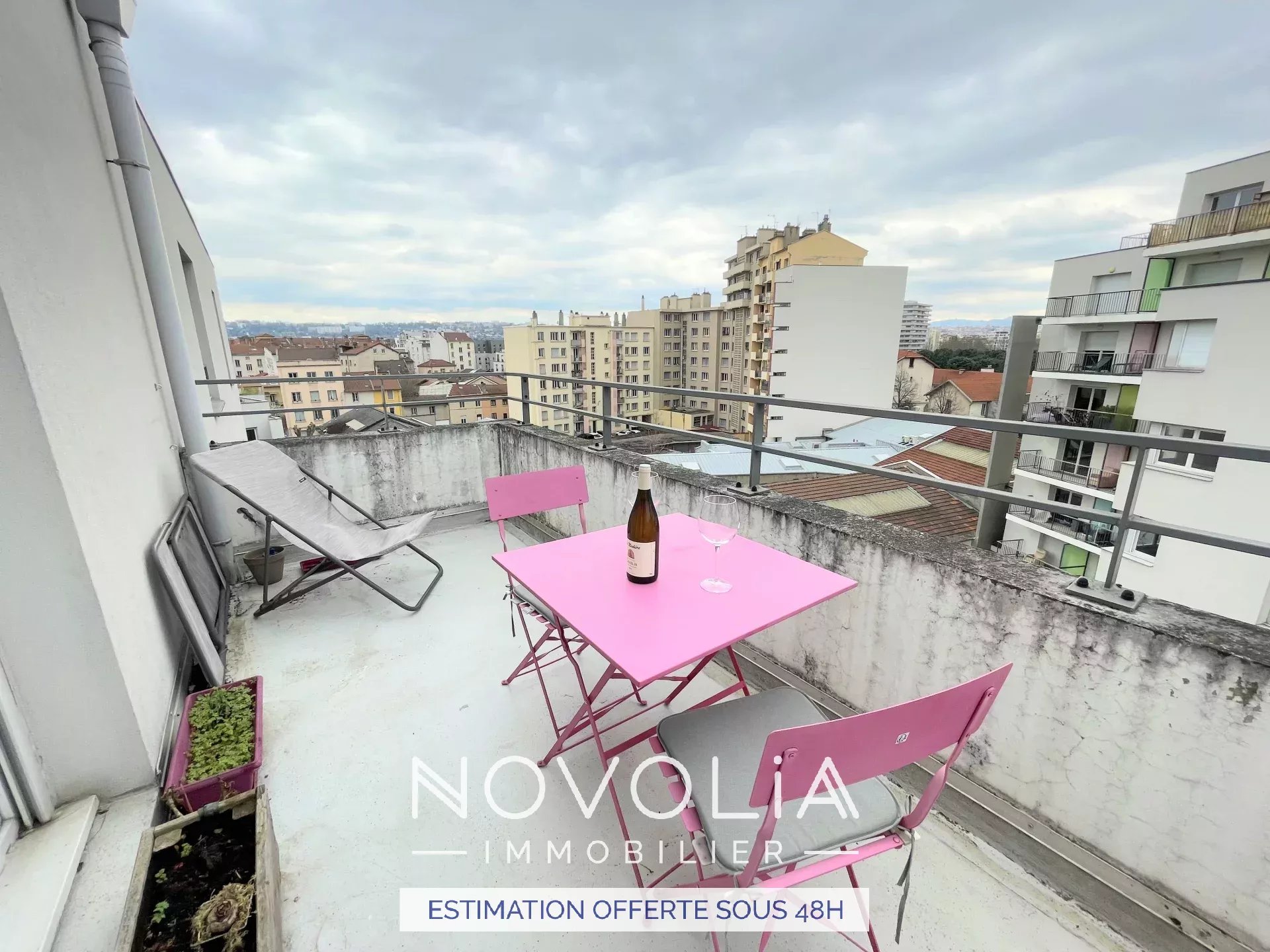 Achat Appartement Surface de 54.72 m/ Total carrez : 54.72 m, 2 pices, Lyon 7me (69007)