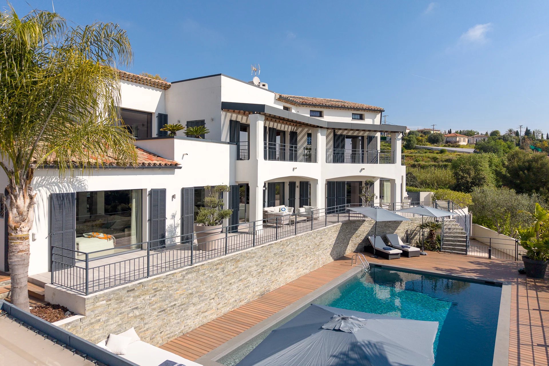 Gated estate and panoramical sea view