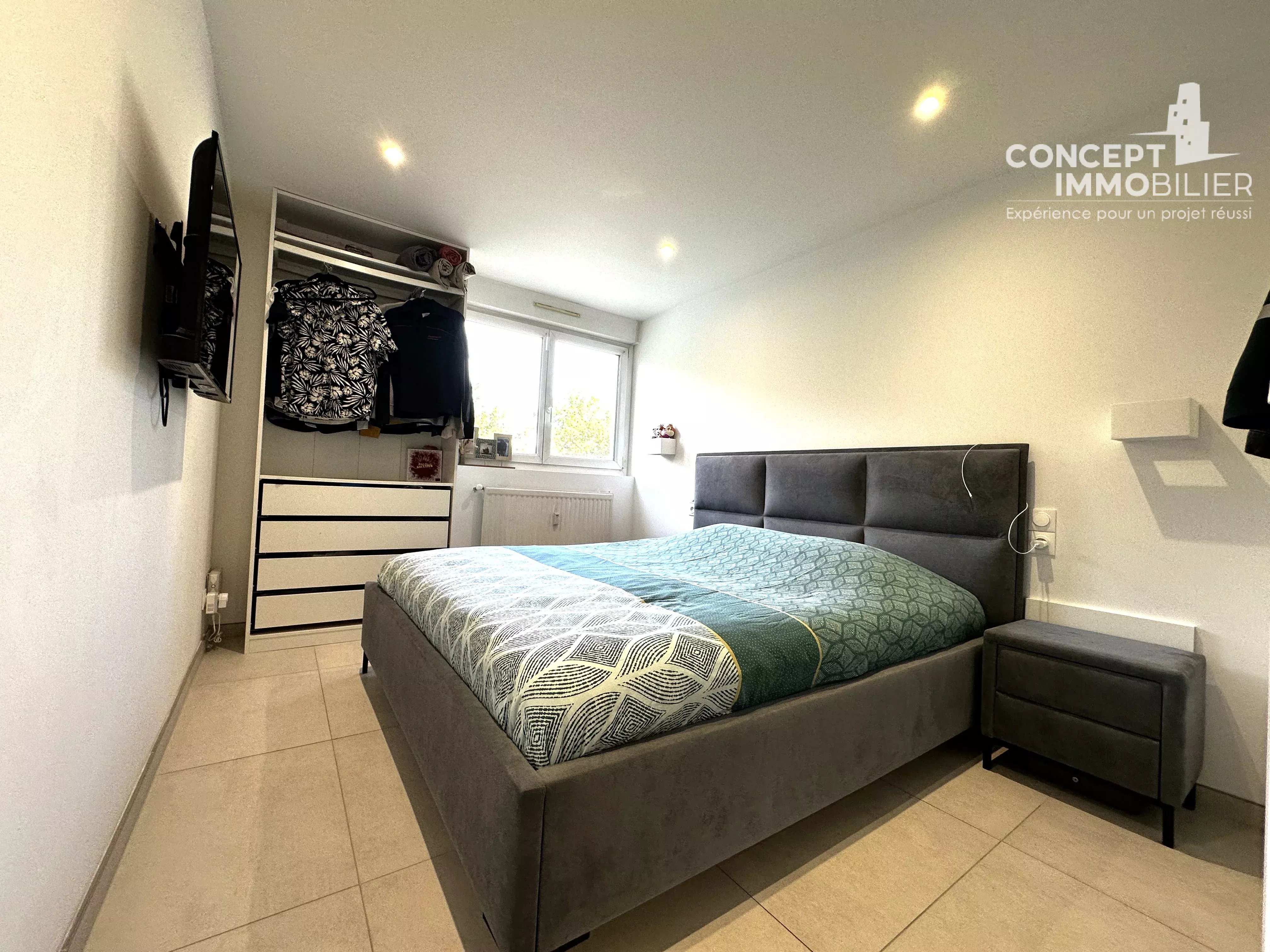 FLORANGE – Appartement F3 avec terrasse, parking privatif et cave