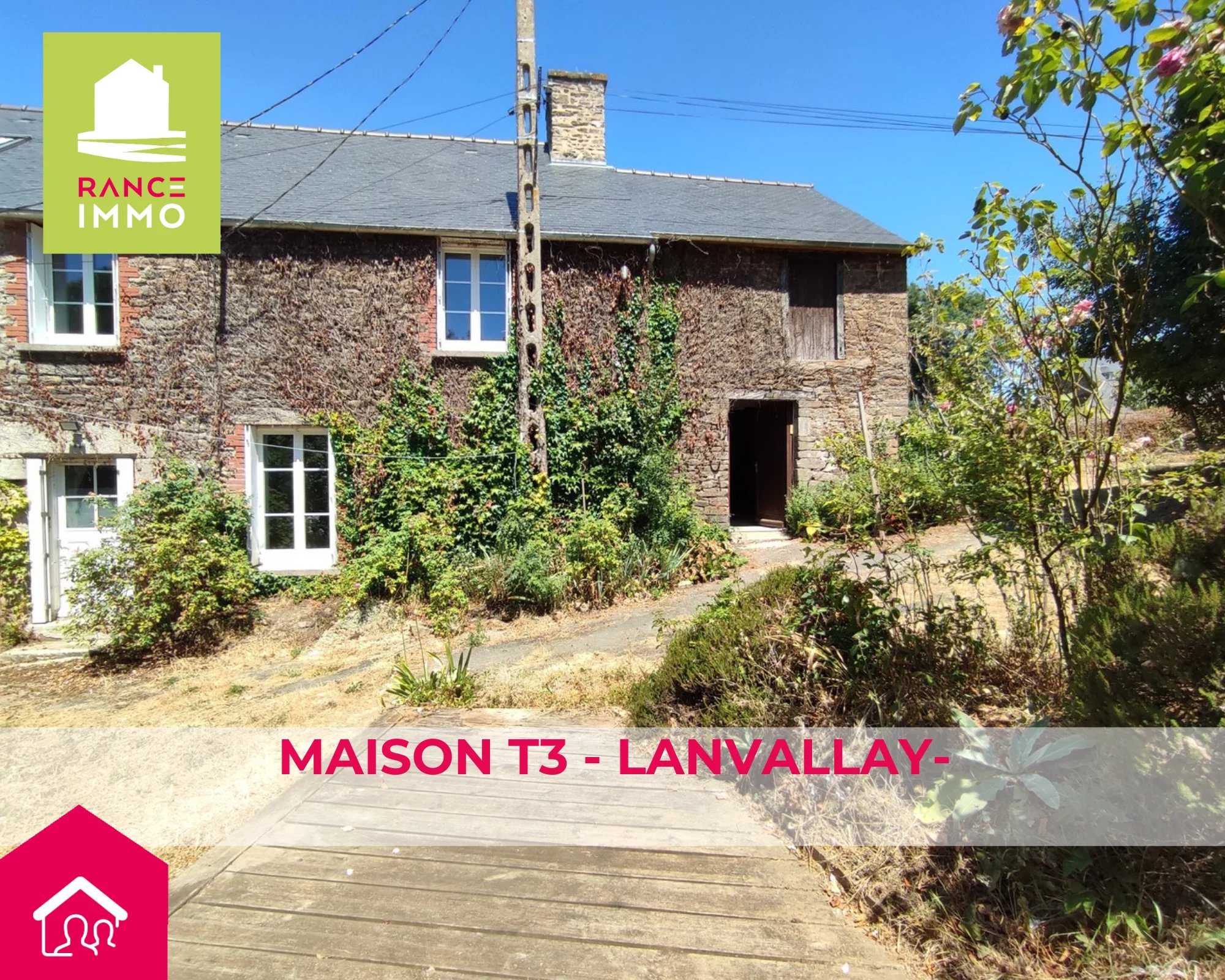 Maison T3 – LANVALLAY –