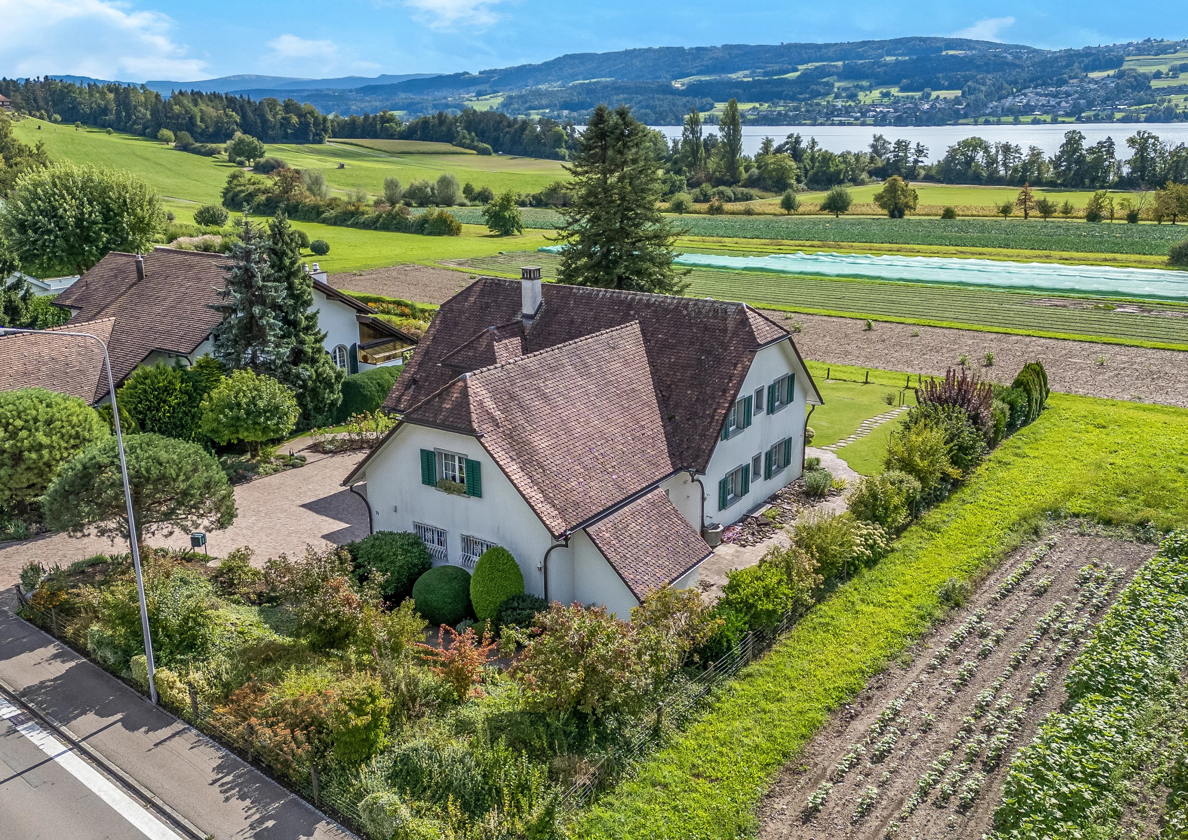Idyllic country house villa at Greifensee Lake