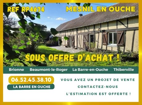 Agence immobilière de AGENCE DE LA BARRE EN OUCHE