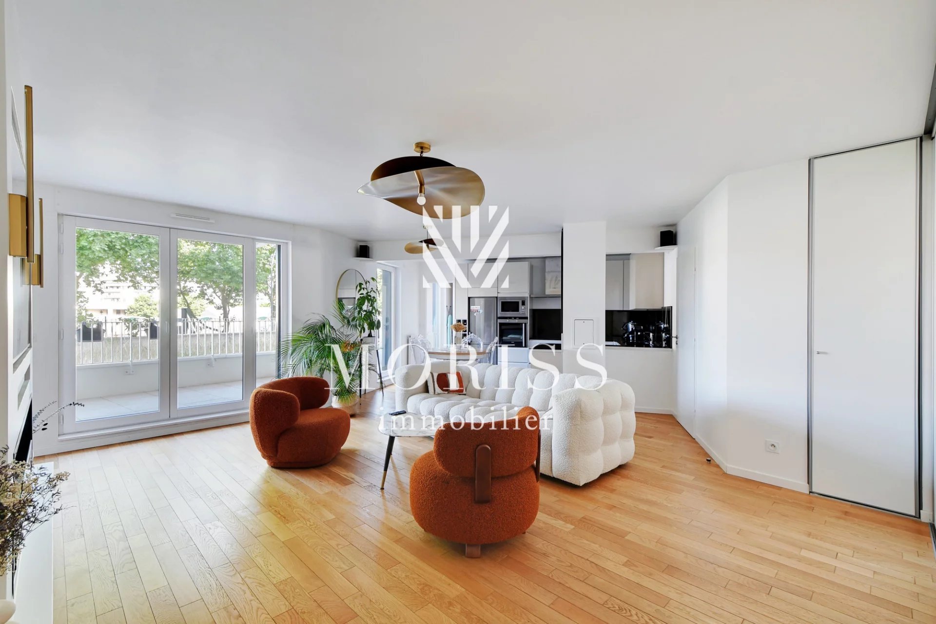 CLICHY - Bel appartement familial de 3 pièces 2 chambres 82 M2 e - Image 1