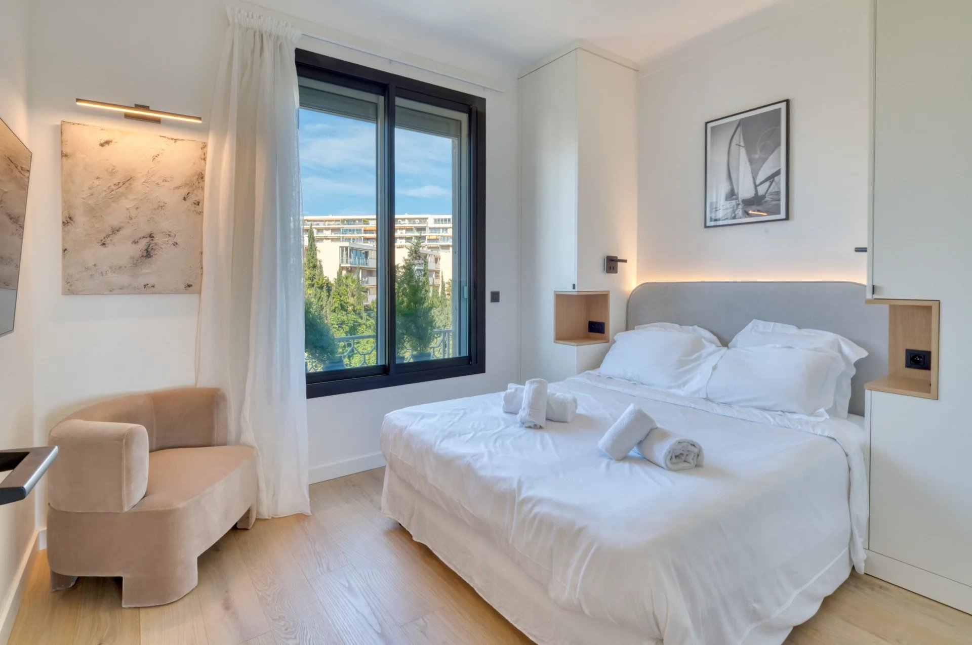 CANNES CROISETTE 4 Pièces vue mer panoramique