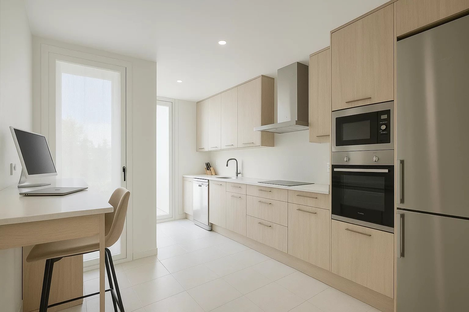 Corner duplex penthouse with terrace