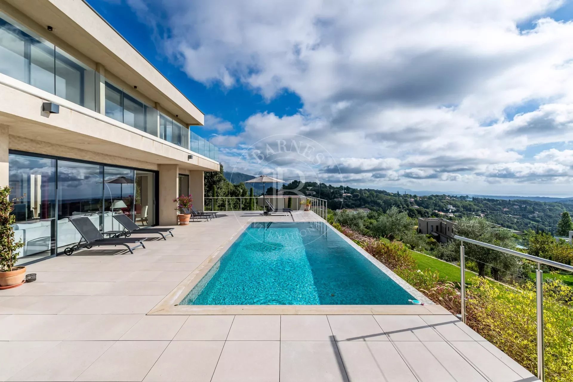 Chateauneuf de Grasse panoramic Sea View contemporary 5 bed 5 baths - picture 18