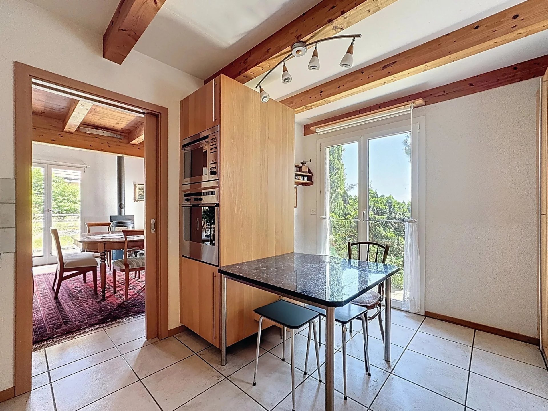 Tranquillité de la campagne à proximité de la ville