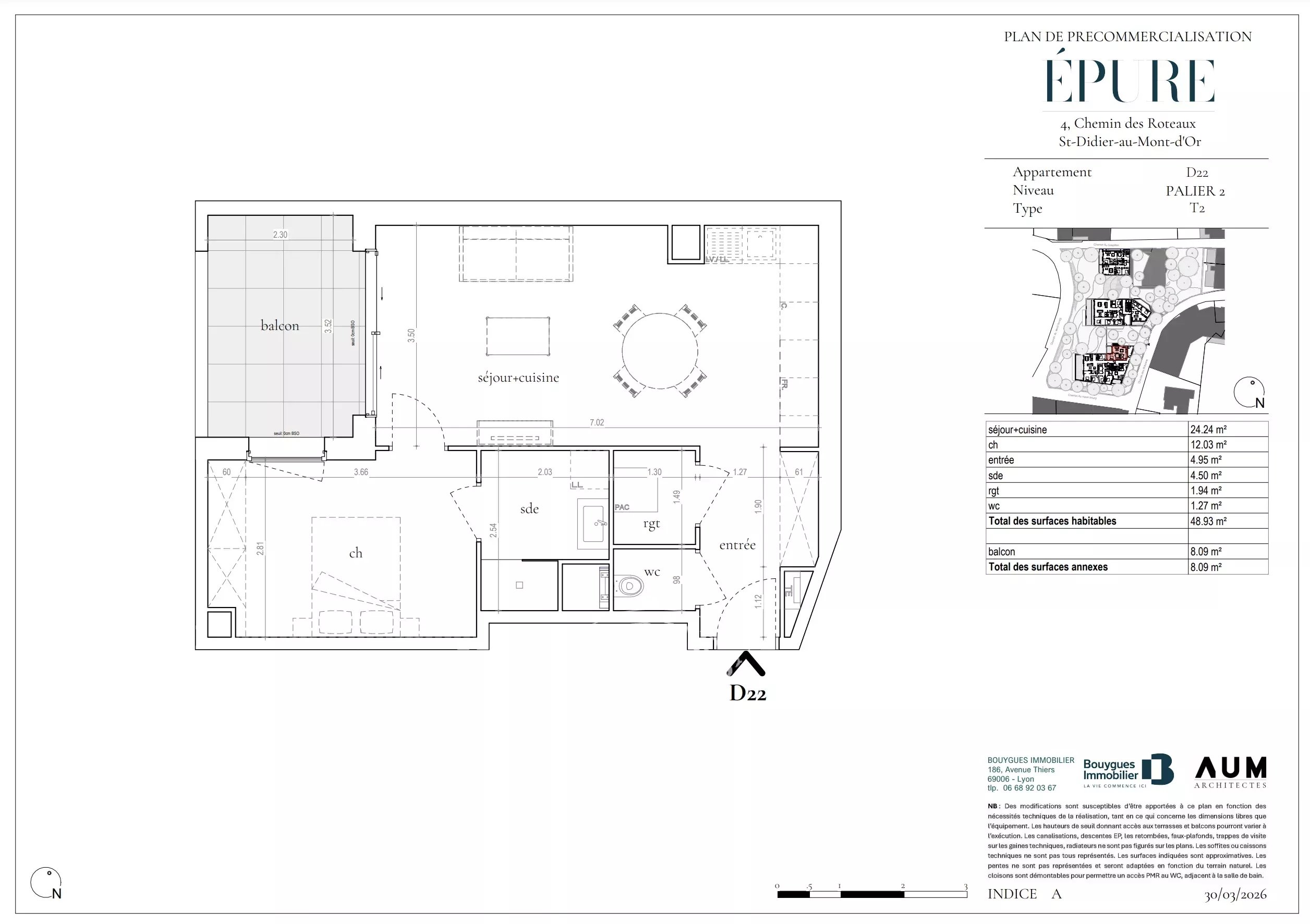 Appartement Saint-Didier-au-Mont-d'Or  -  ref 86915983 (picture 1)