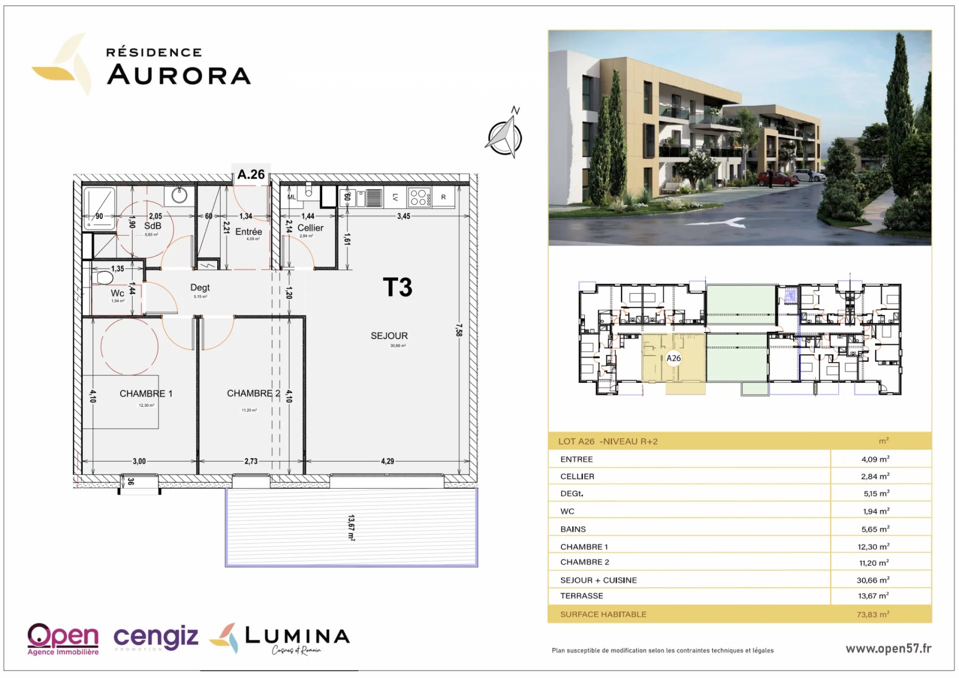 Vente Appartement Cosnes-et-Romain