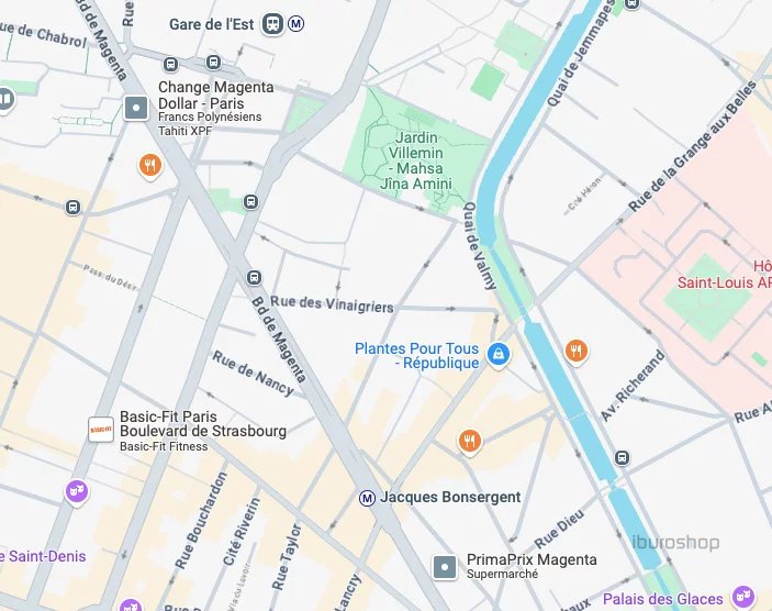 Location Boutique Paris 10ème