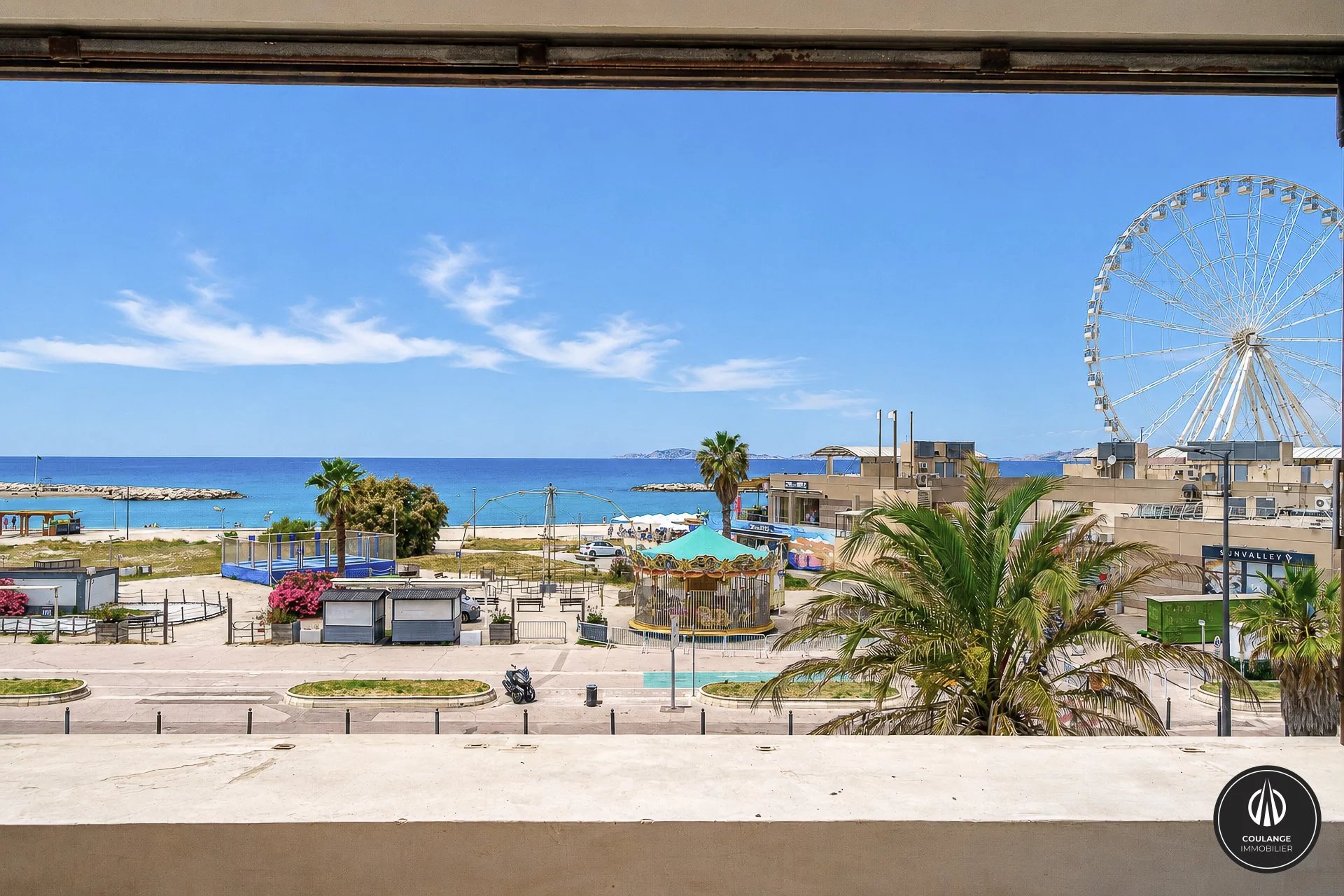 A VENDRE MARSEILLE 8EME APPARTEMENT 3 PIECES SUR LA MER