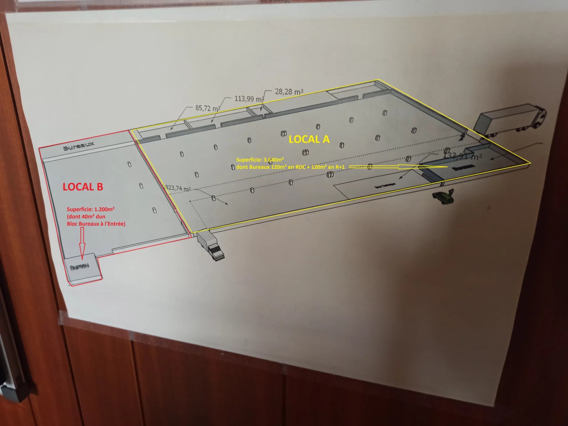 VENTE LOCAUX INDUSTRIE/STOCKAGE - 4.840m2 - GUÉRET (23)