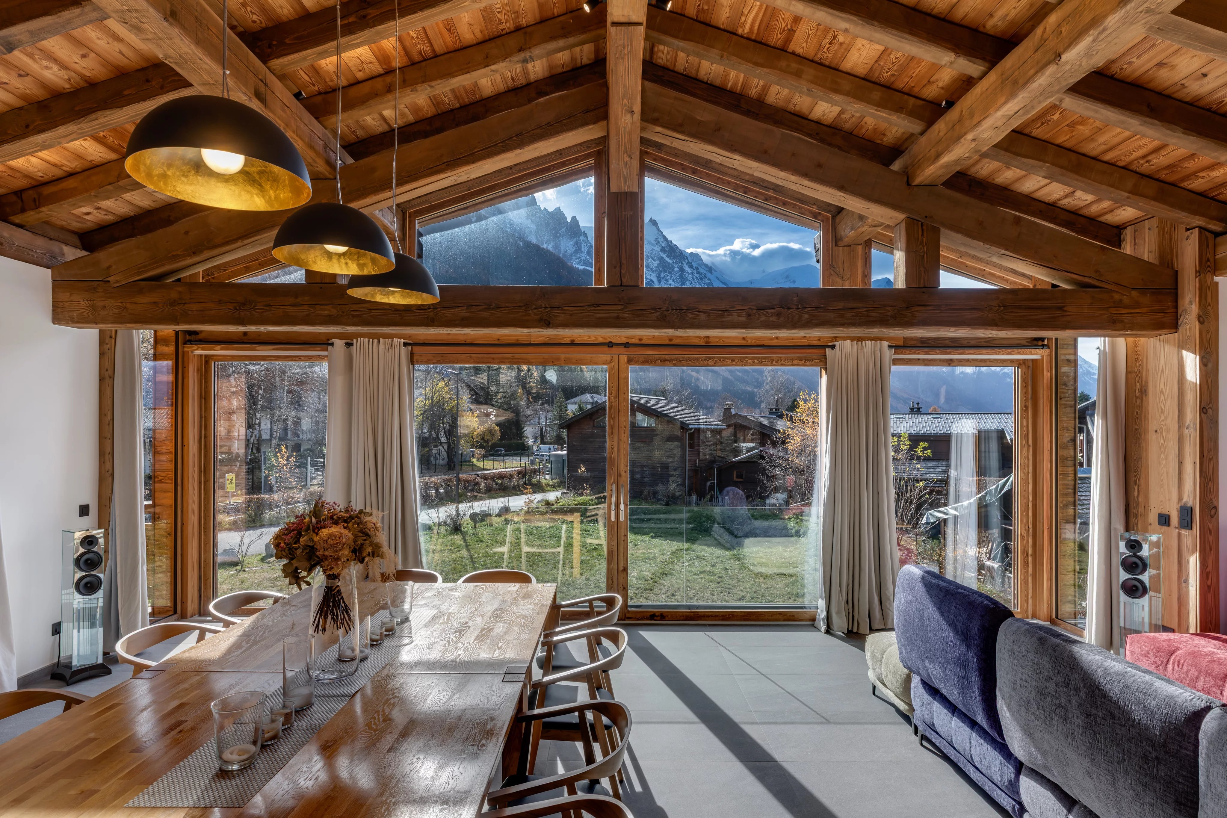 Wunderschönes Chalet mit Blick auf die Mont-Blanc-Gipfel