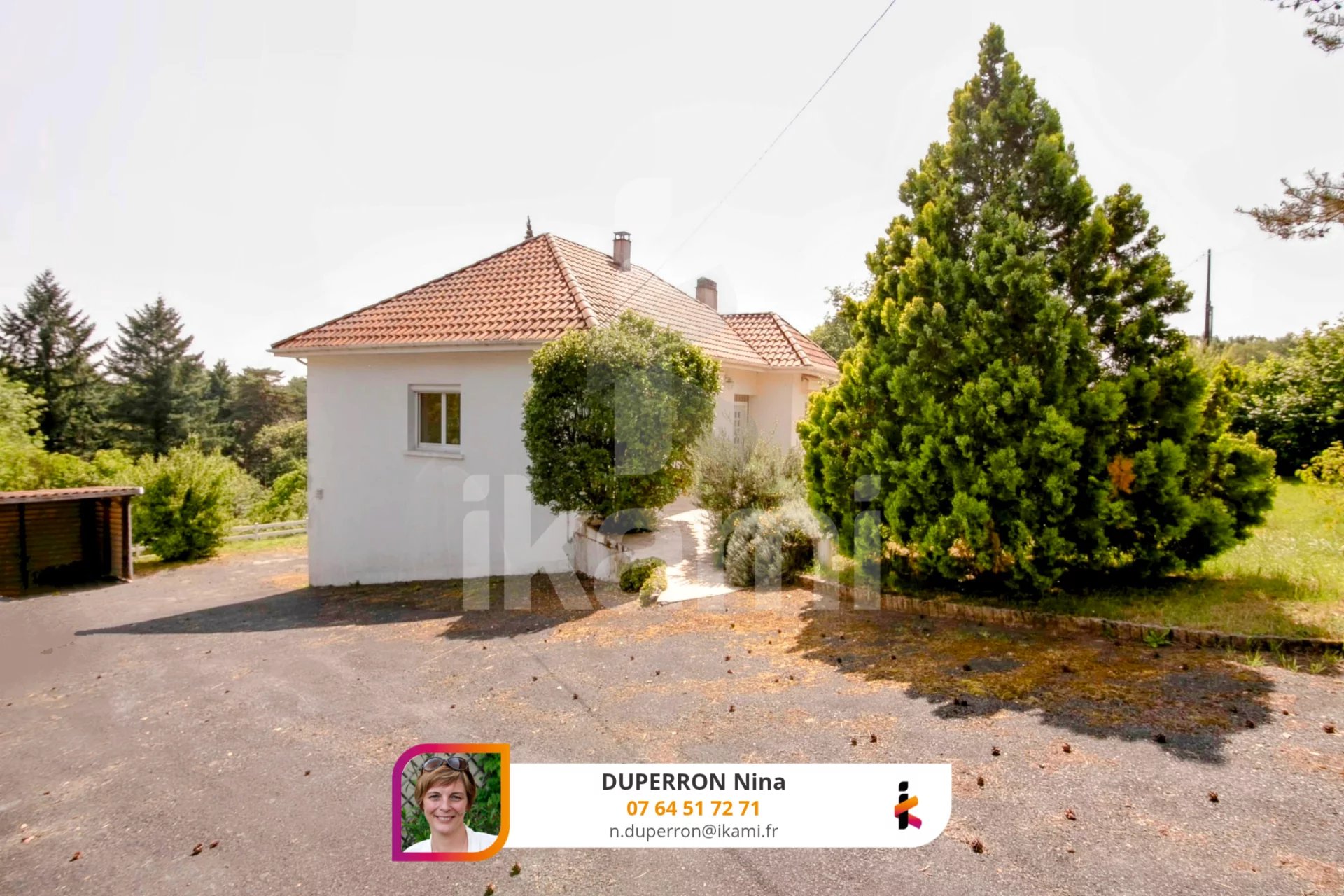 Charmante maison aux beaux volumes avec terrain et garages