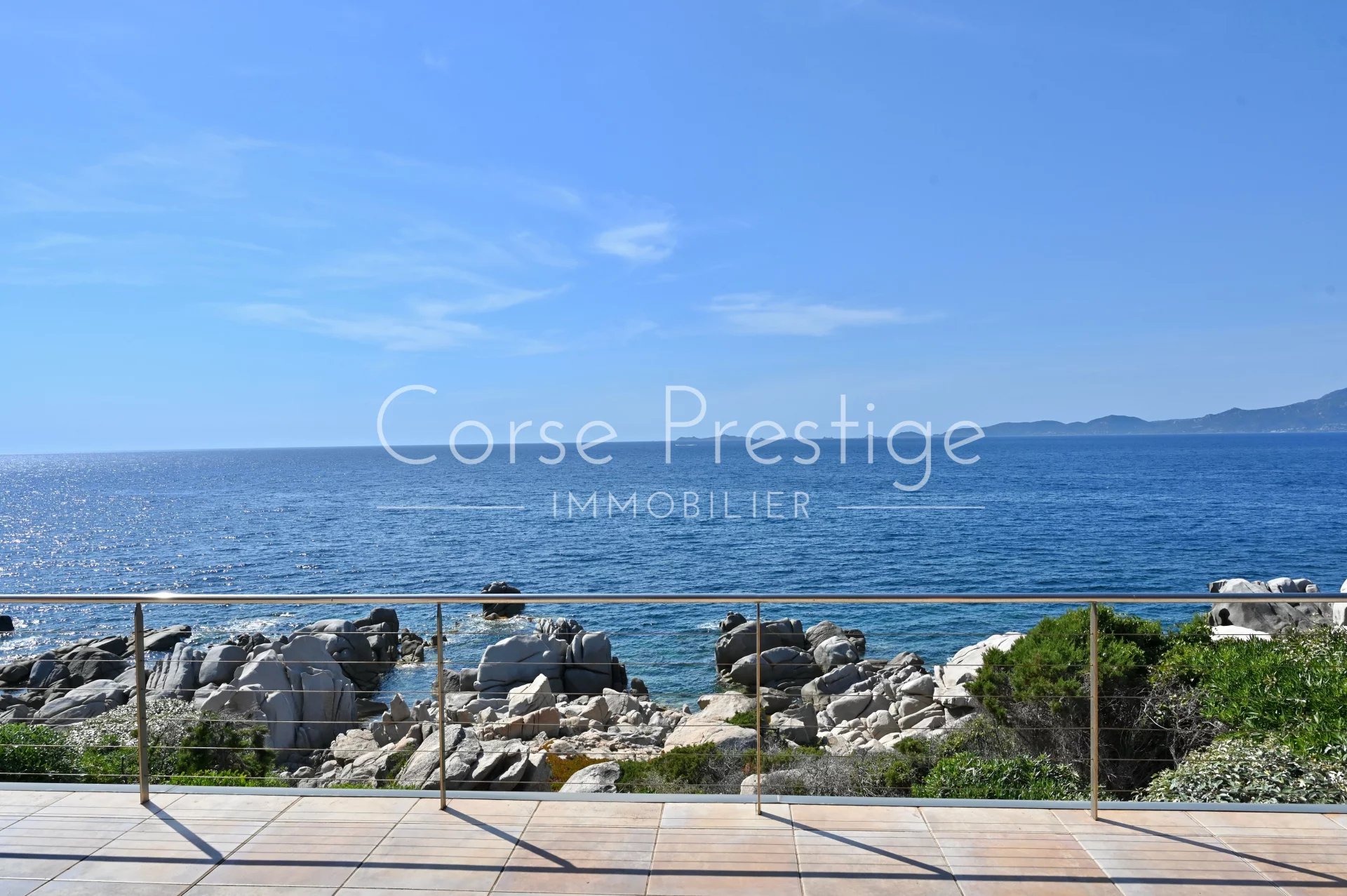 seafront villa for sale - bay of ajaccio - natural environment - south corsica image1