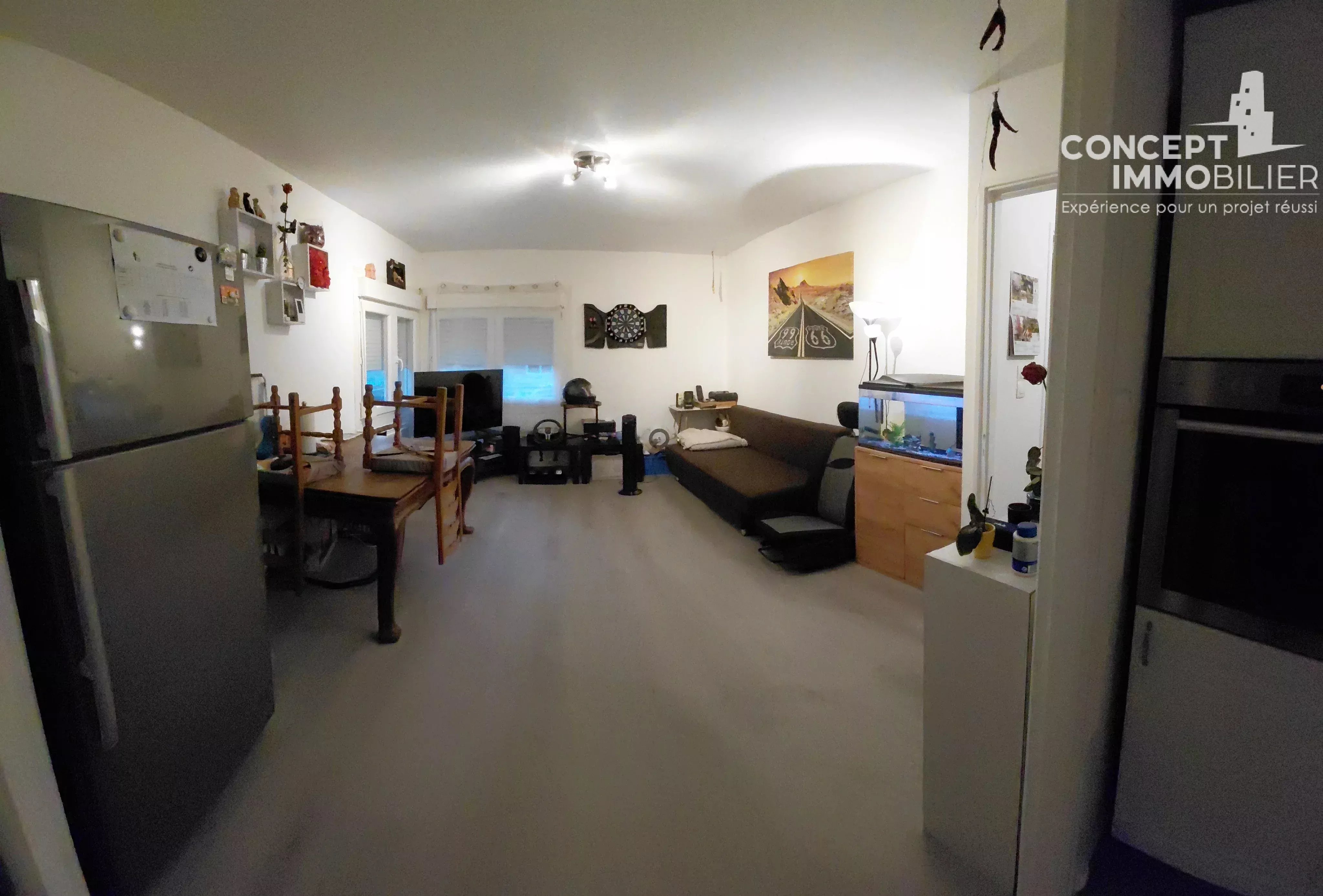 Appartement F2 avec garage et cave – Piennes