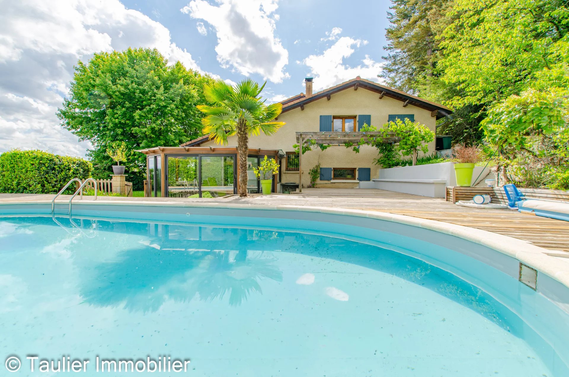 Belle villa 4 chambres avec piscine, vue Vercors et cadre nature