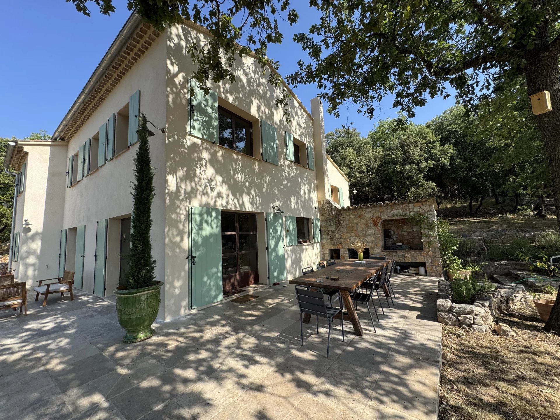 Provencal house with pool and view - Bargemon