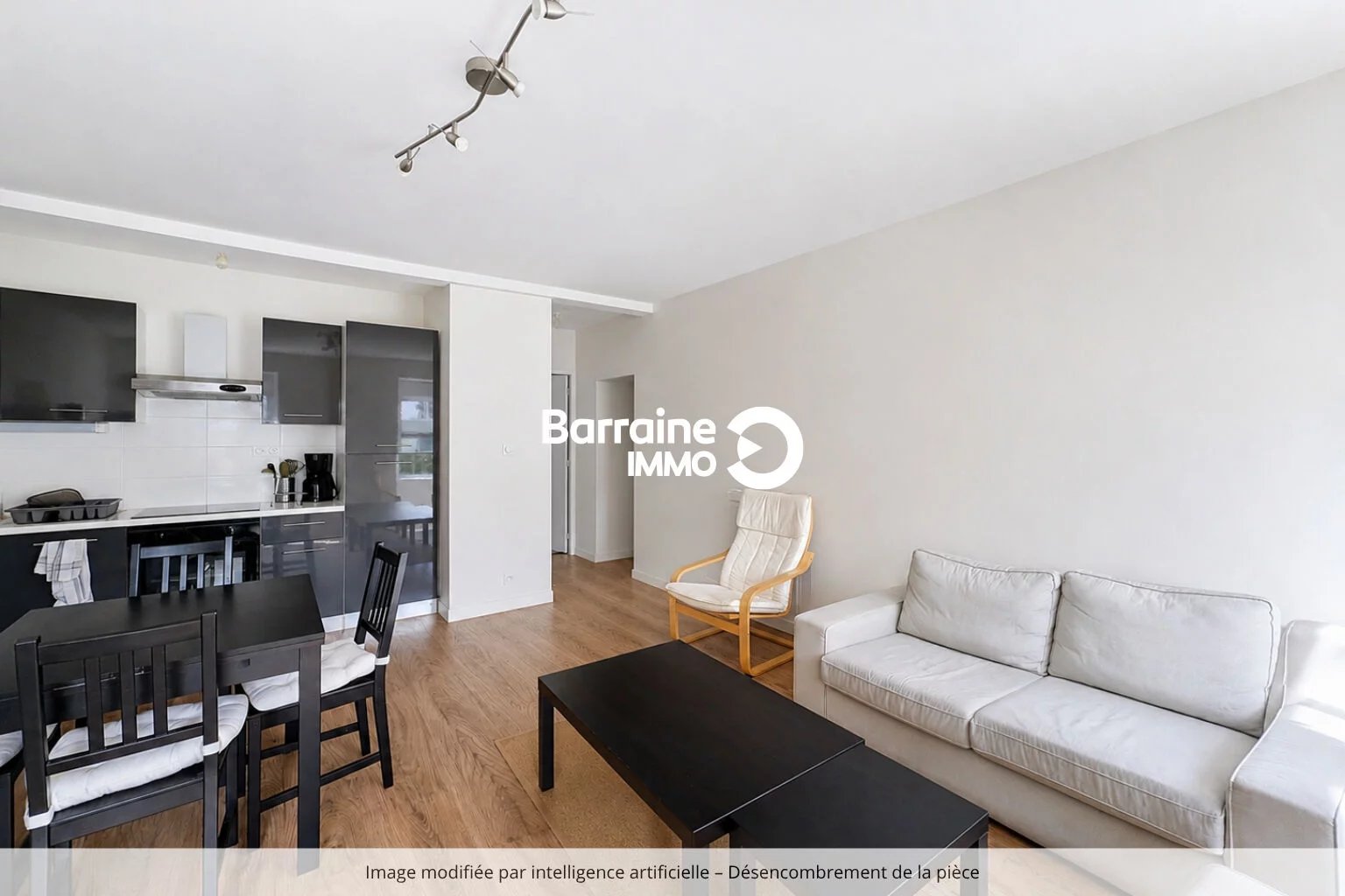 LOCATION BREST CENTRE-VILLE APPARTEMENT T3 MEUBLLE