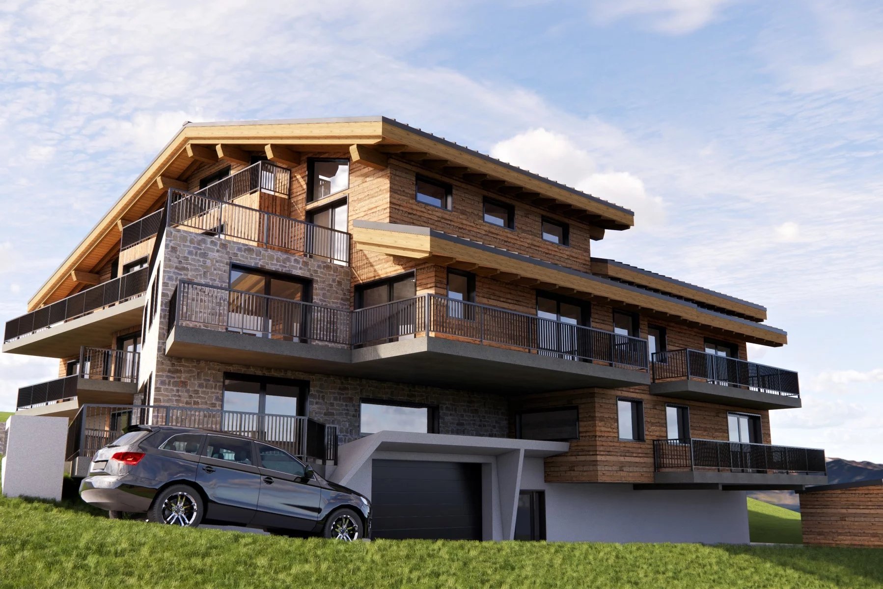 Photo of LES HOUCHES - New build apartment building comprising 12 apartments