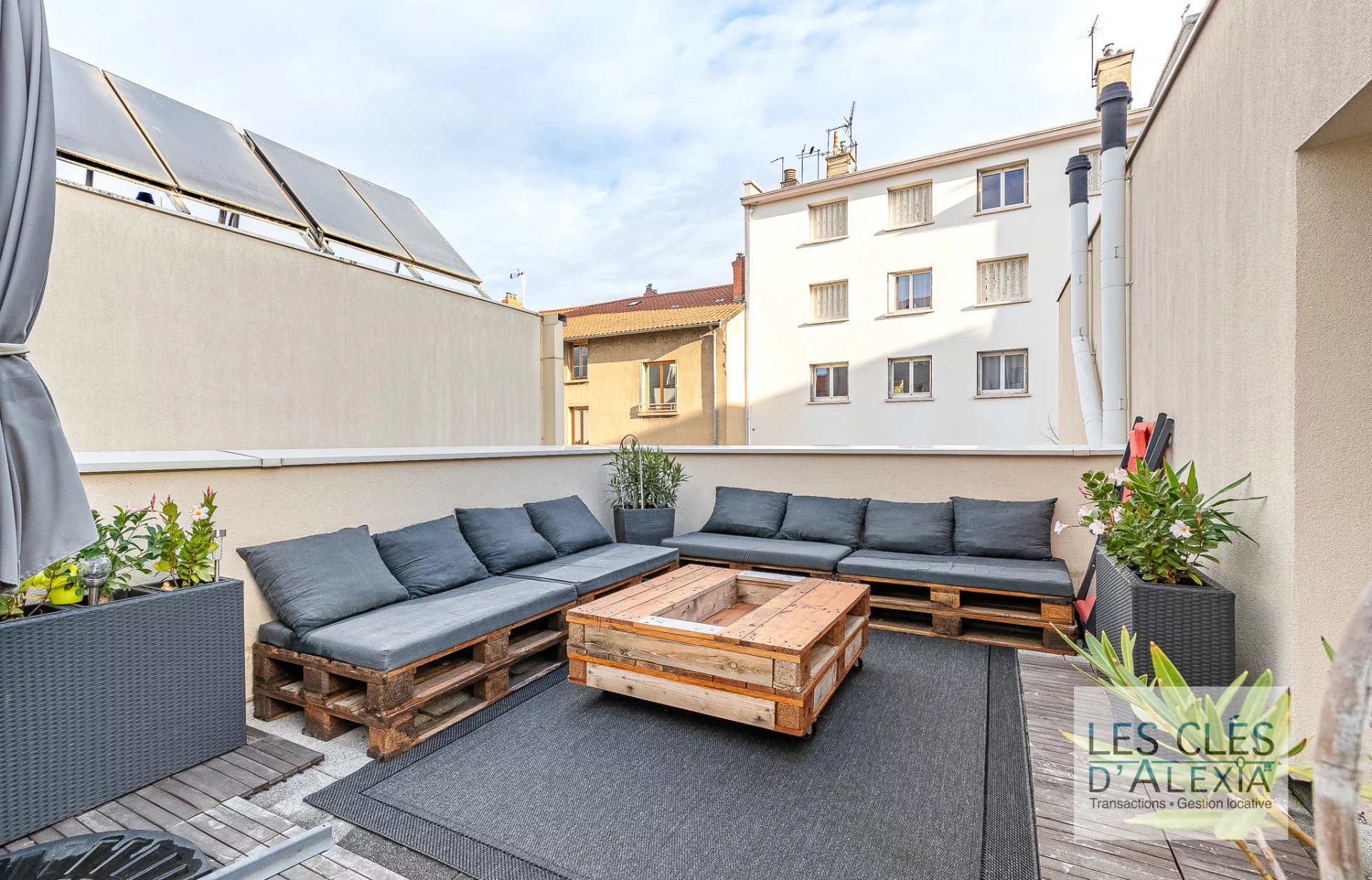 Beau T3 en Duplex,Terrasse de 22m²Parking Box