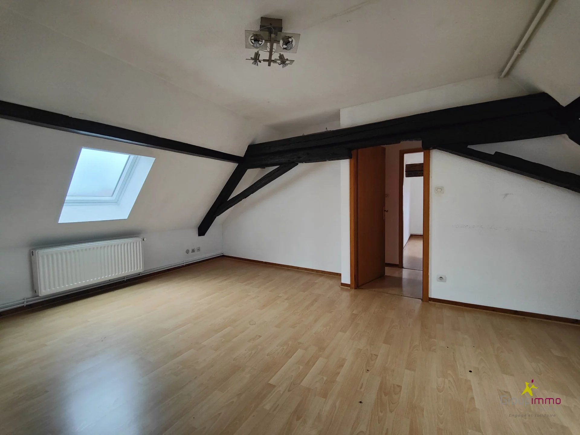 Appartement 3 pièces - 60m² au sol - 3ème étage sans ascense