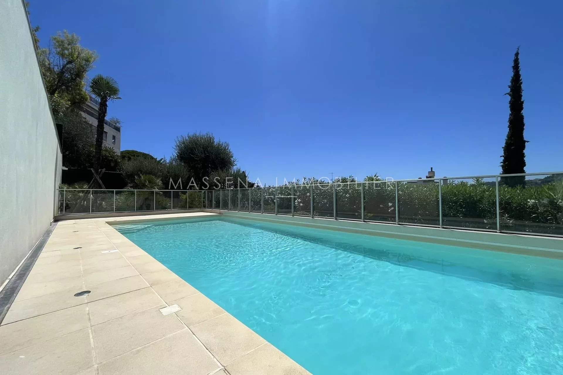 Nice Gairaut - Appartement avec terrasse vue mer, piscine, garage