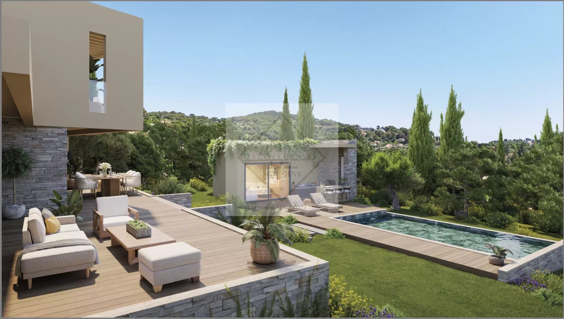 Villa contemporaine neuve d’exception au sein d’un domaine privé — photo 2